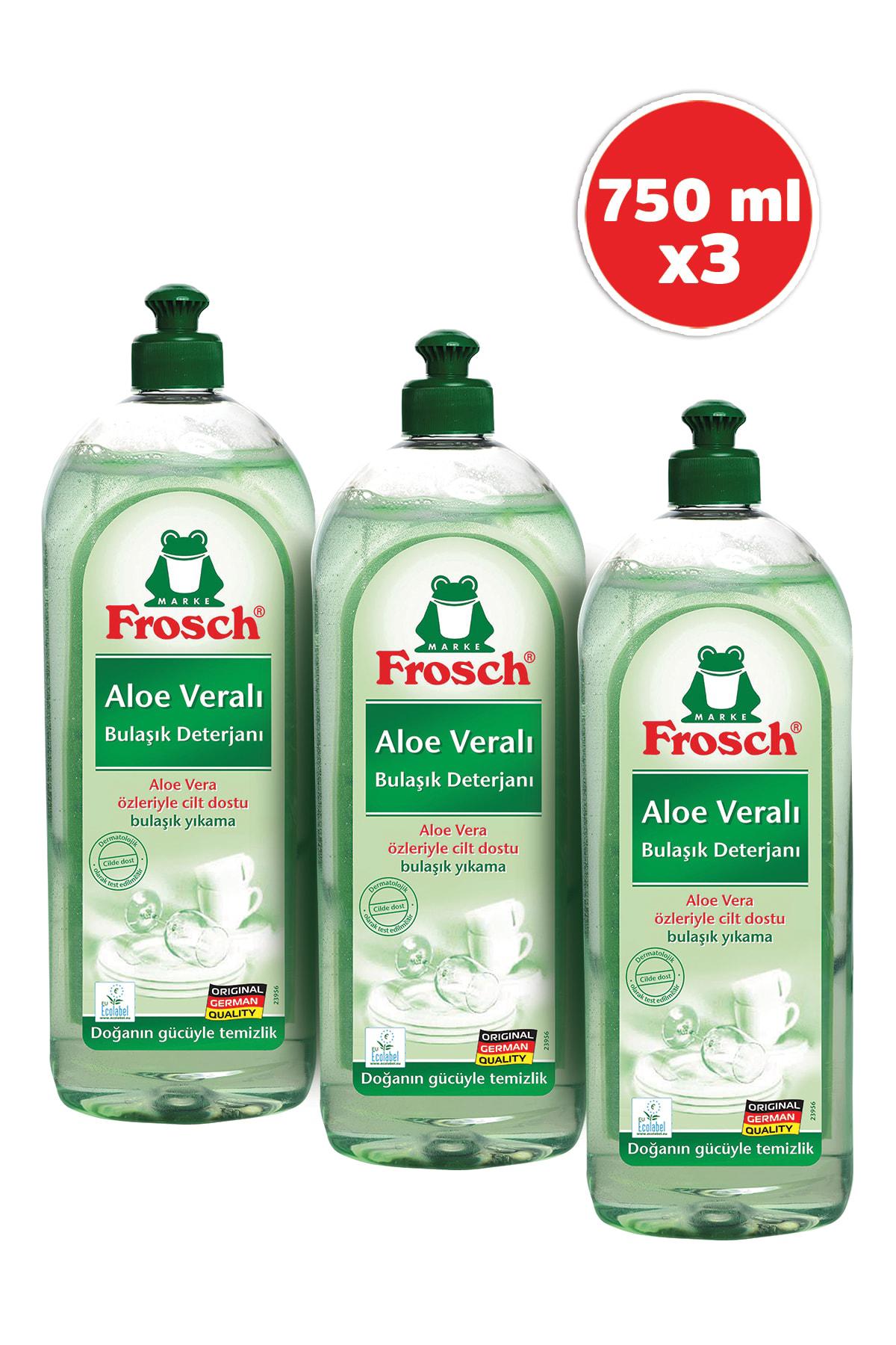 Frosch Aloe Veralı Bulaşık Deterjanı 750 ml 3'lü