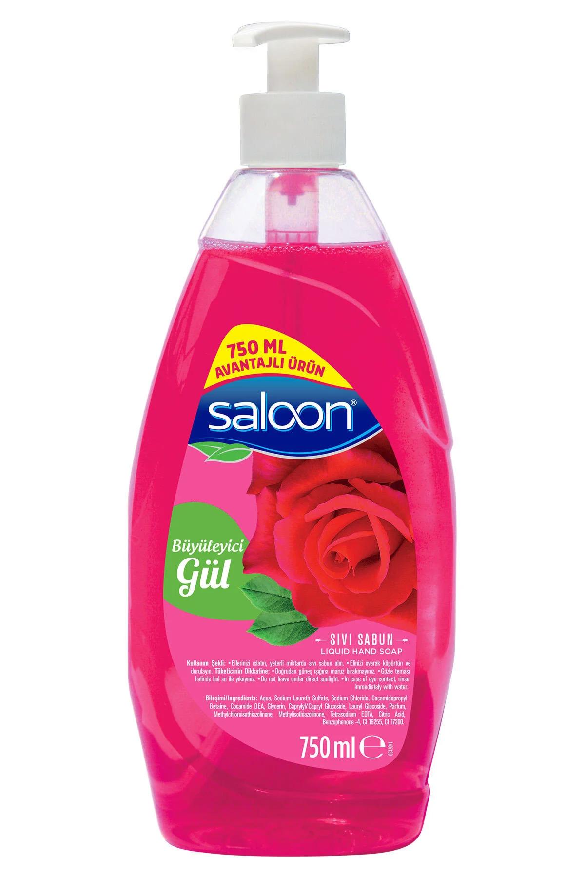 SALOON SIVI SABUN BÜYÜLEYİCİ GÜL 750 ML