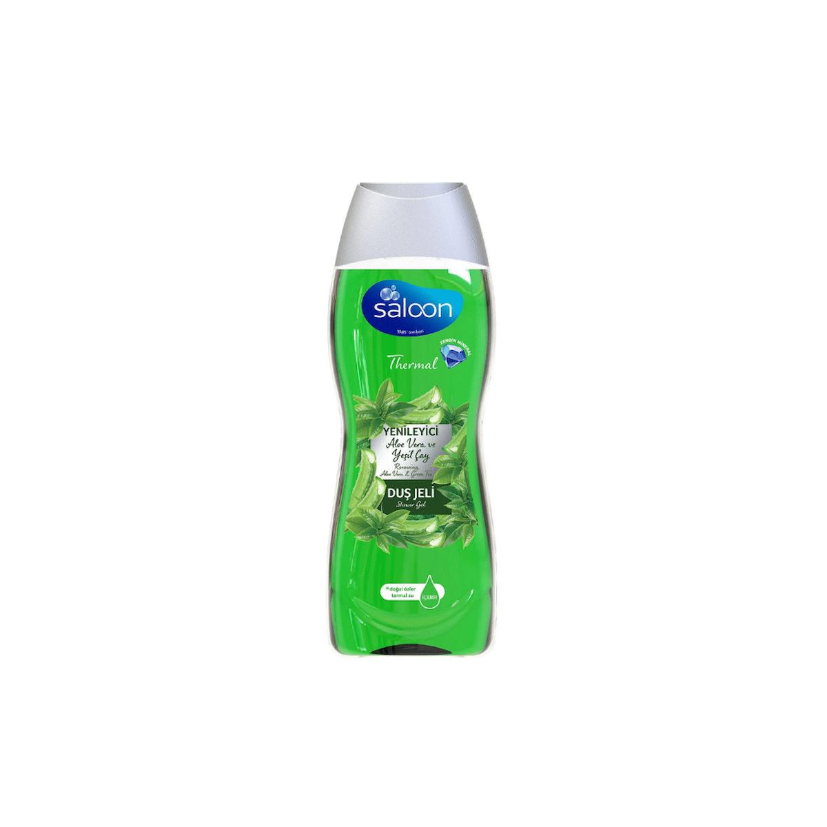 Saloon Thermal Yenileyici Duş Jeli Aloe Vera & Yeşil Çay 450 Ml