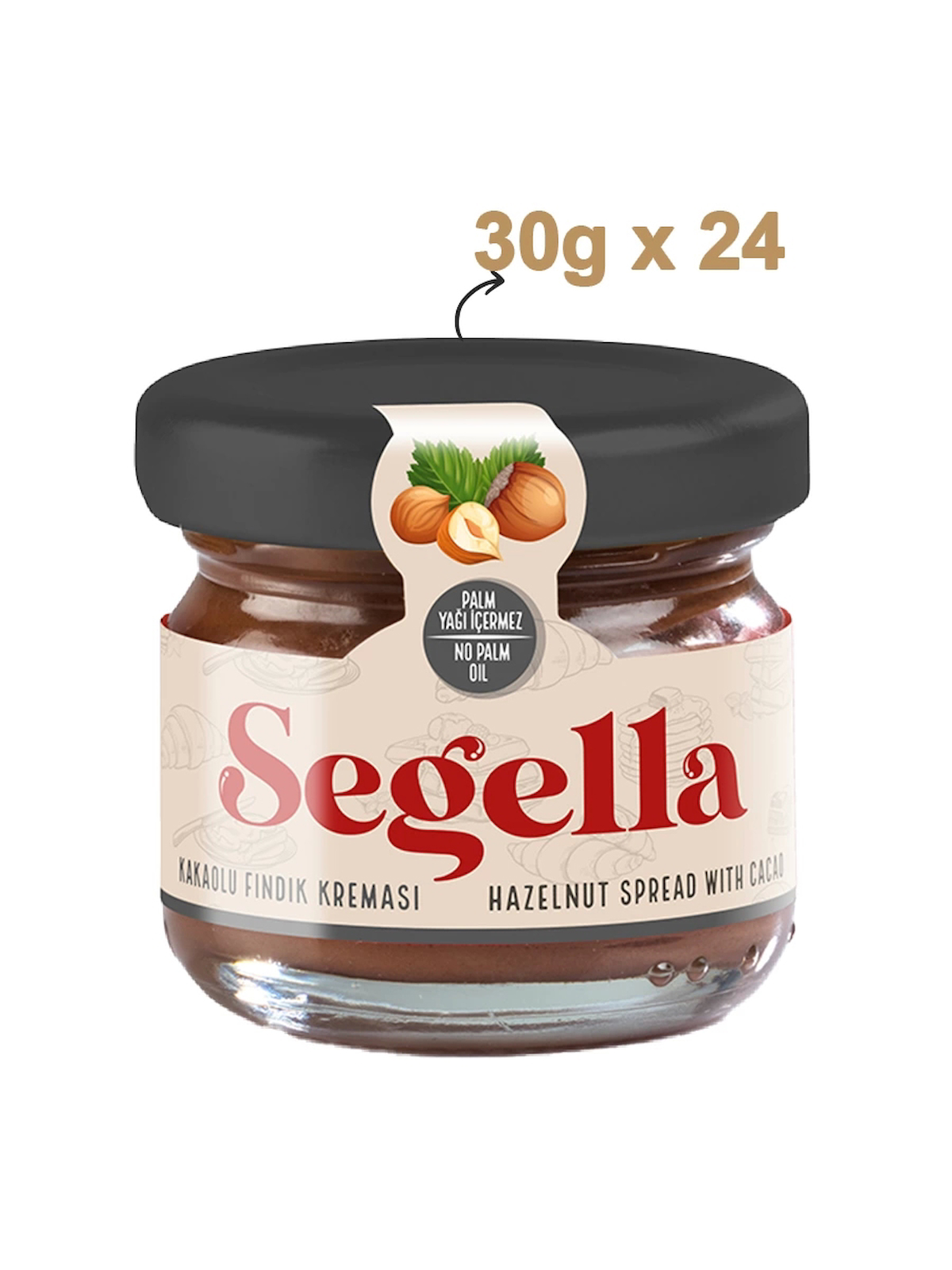 Segella Kakaolu Fındık Kreması 30g x 24 Adet