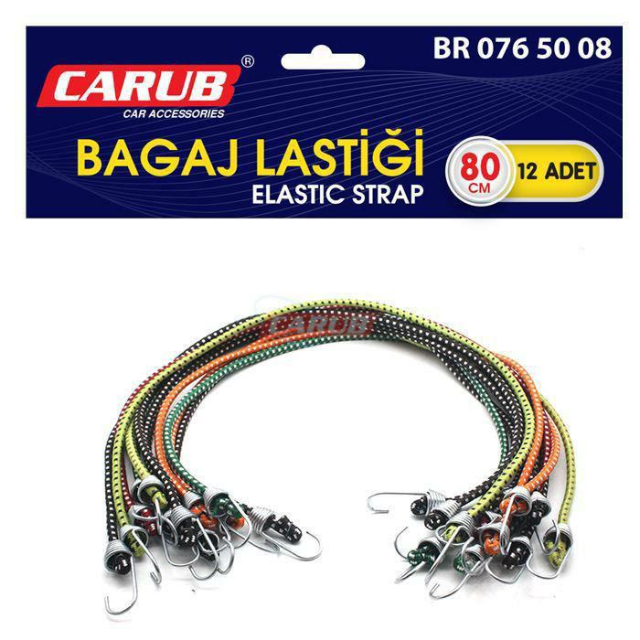 Bagaj Lastiği Ahtapot Lastik 12li Set 80 > 180cm