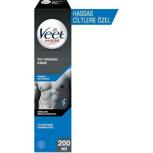 Veet Men Erkeklere Özel Tüy Dökücü Krem Hassas Ciltler 200ml