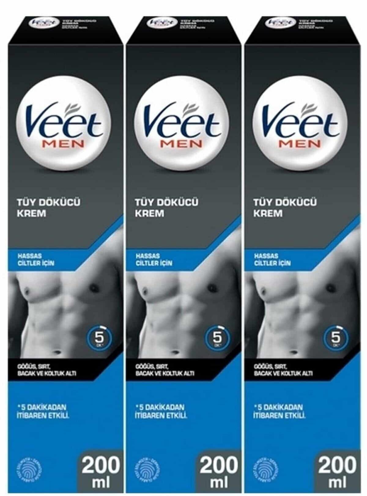 Veet Men Erkeklere Özel Tüy Dökücü Krem Hassas Ciltler 600ml 