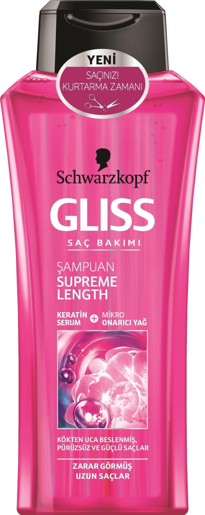 Gliss Şampuan Supreme Length Zarar Görmüş Uzun Saçlar 400 Ml