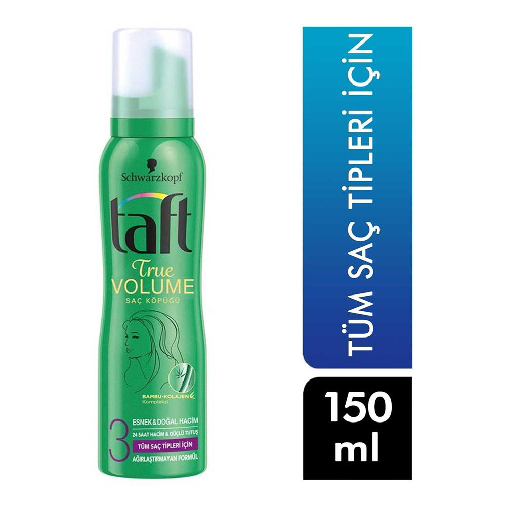 Taft Saç Köpüğü Volume Ekstra Güçlü 3 150 Ml