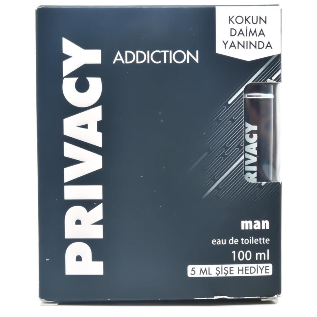 Privacy Addiction EDT Çiçeksi Erkek Parfüm 100 ml & 5 ml Hediye