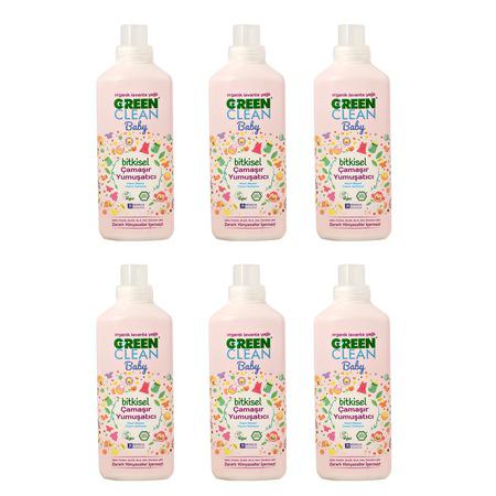 U Green Clean Baby Çamaşır Yumuşatıcısı 1000 ml 6'lı Set