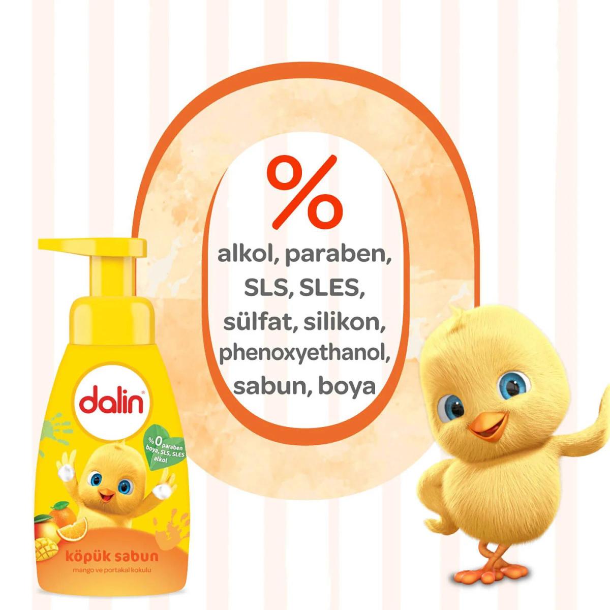 Dalin Köpük Sabun Mango ve Portakal Kokulu 200 ml
