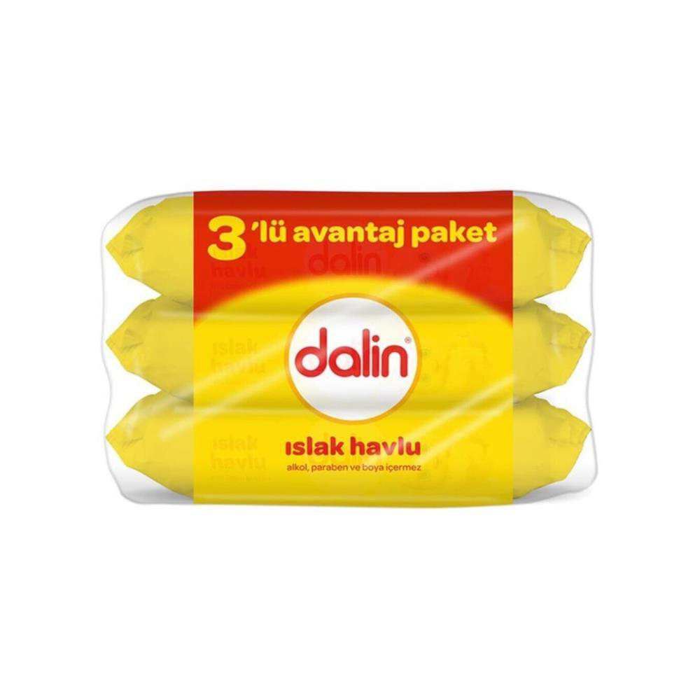 Dalin Hipoalerjenik 3 x 56 Yaprak 3 Paket Islak Mendil