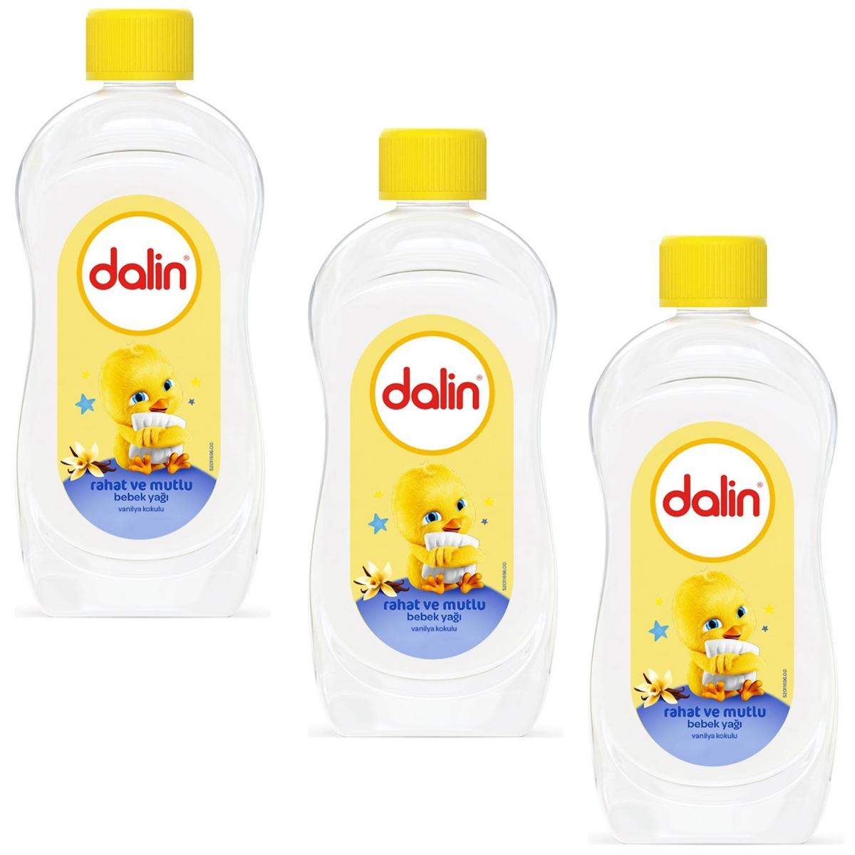 Dalin Rahat ve Mutlu Bebek Yağı 3x200 ml