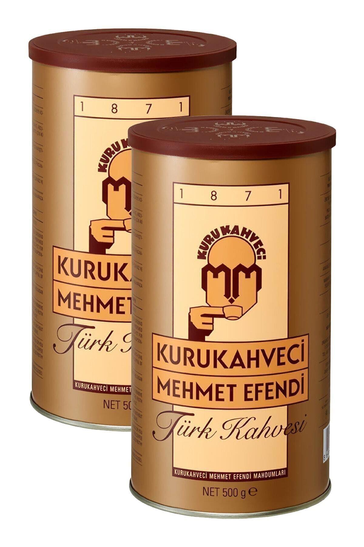 Mehmet Efendi 250 gr 2'li Çekme Teneke Türk Kahvesi