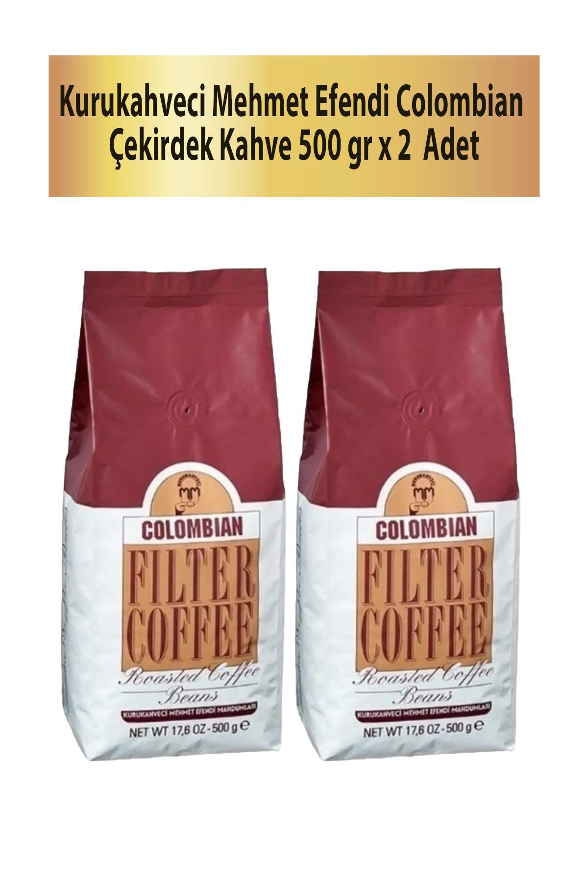 Mehmet Efendi Colombian Çekirdek Kahve 500 gr x 2 Adet