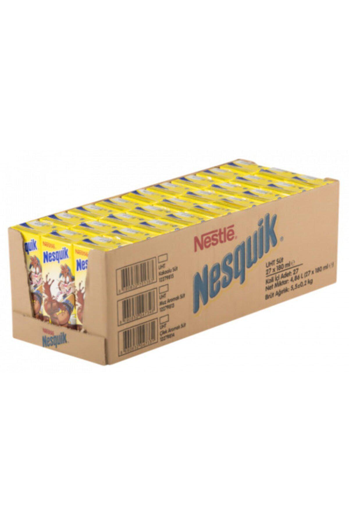 Nestle Nesquik Çikolatalı Yarım Yağlı 180 ml 27'li Süt