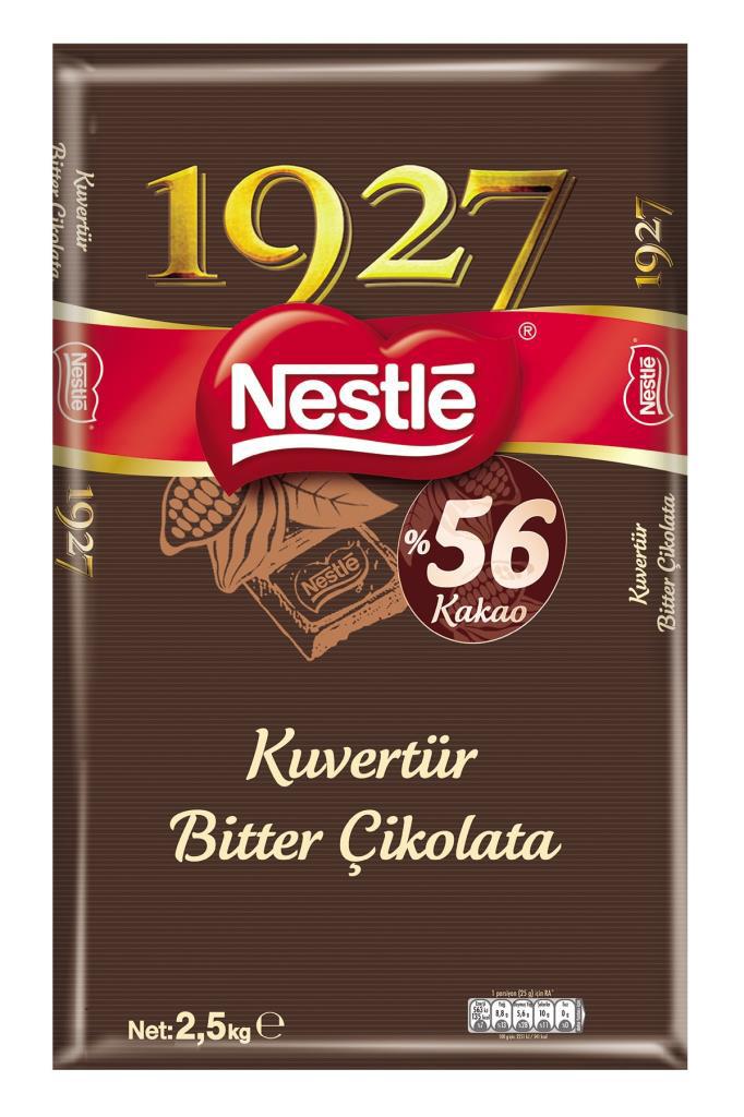 Nestle 1927 Kuvertür Bitter Çikolata 2500 G