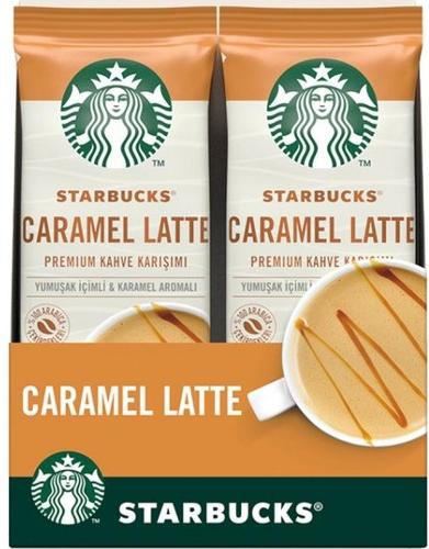 Starbucks Karamel Aromalı Latte 21.5 gr 10'lu Paket 