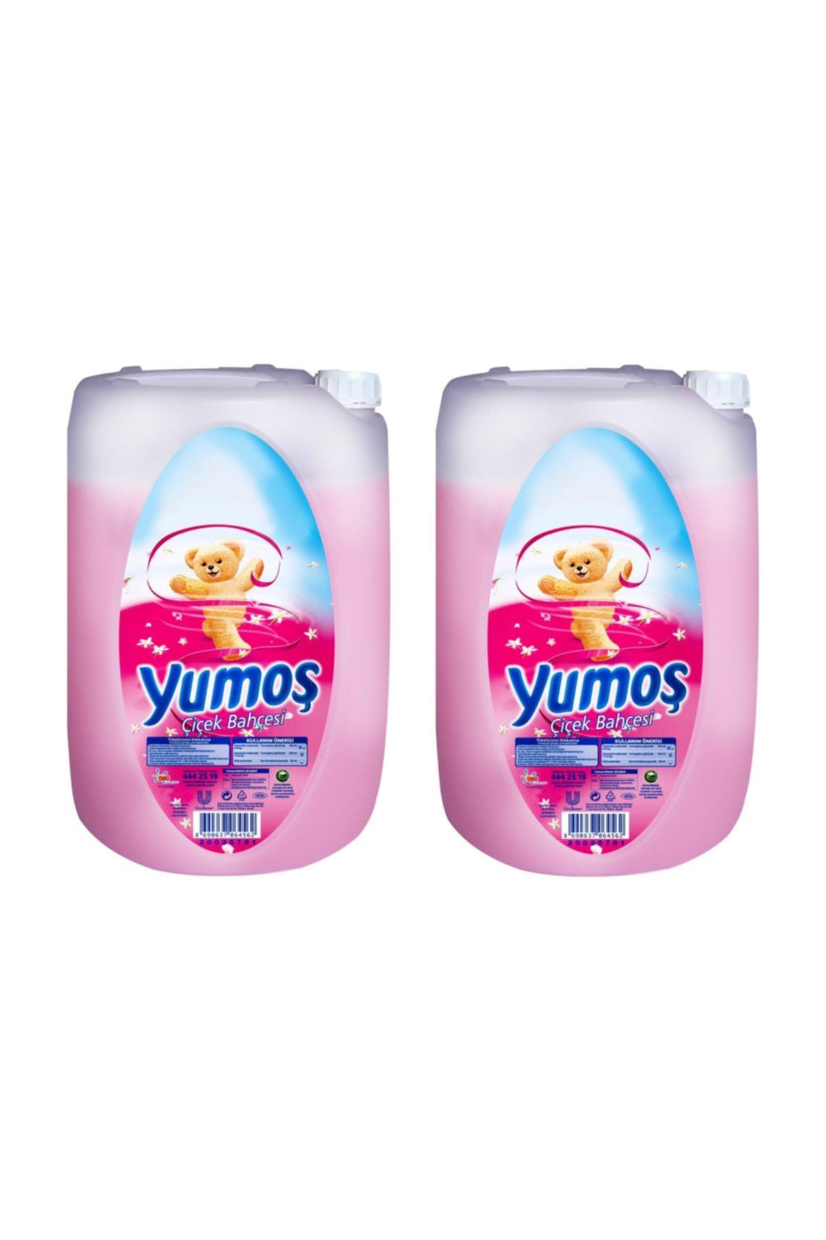 Yumoş Çiçek Bahçesi Beyazlar ve Renkliler İçin Yumuşatıcı 2 x 5000 ml 100 Yıkama