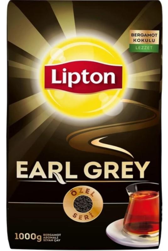 Lipton Earl Grey Bergamot Dökme Siyah Çay 1000 gr 