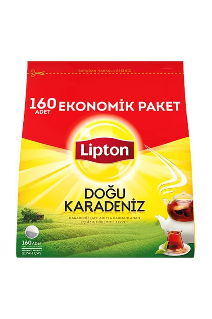 Lipton Doğu Karadeniz Bergamot Demlik Poşet Siyah Çay 160'lı 