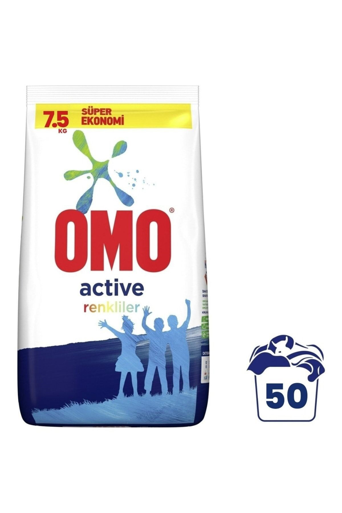 Omo Matik 7.5 Kg Active Renkliler