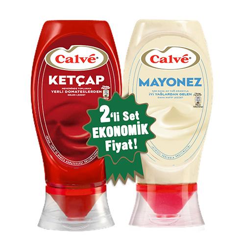 CALVE İKİLİ SET KETÇAP+LİGHT MAYONEZ