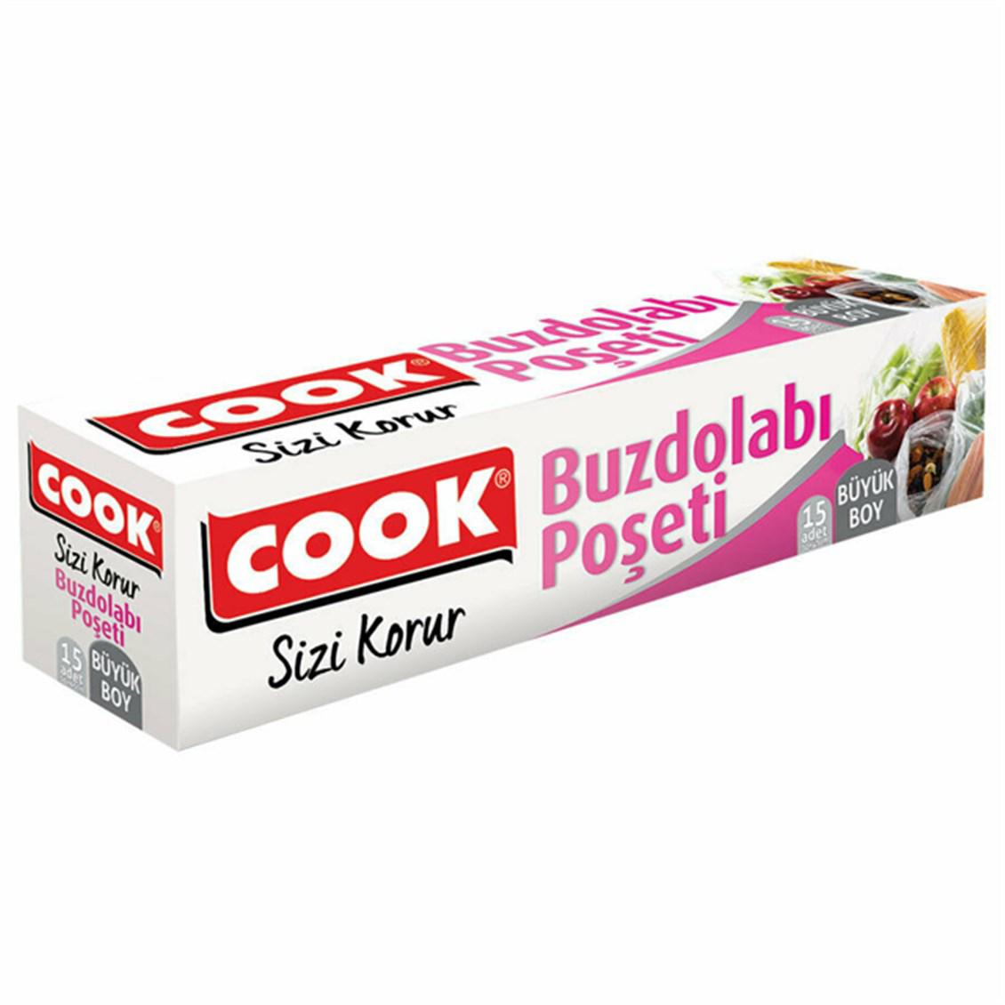 Cook 30x45 cm Büyük Boy Buzdolabı Poşeti