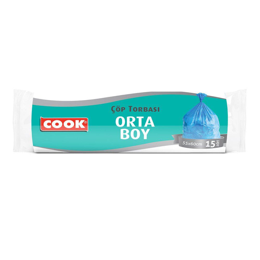 Cook Eko Orta Boy Çöp Torbası 15'li