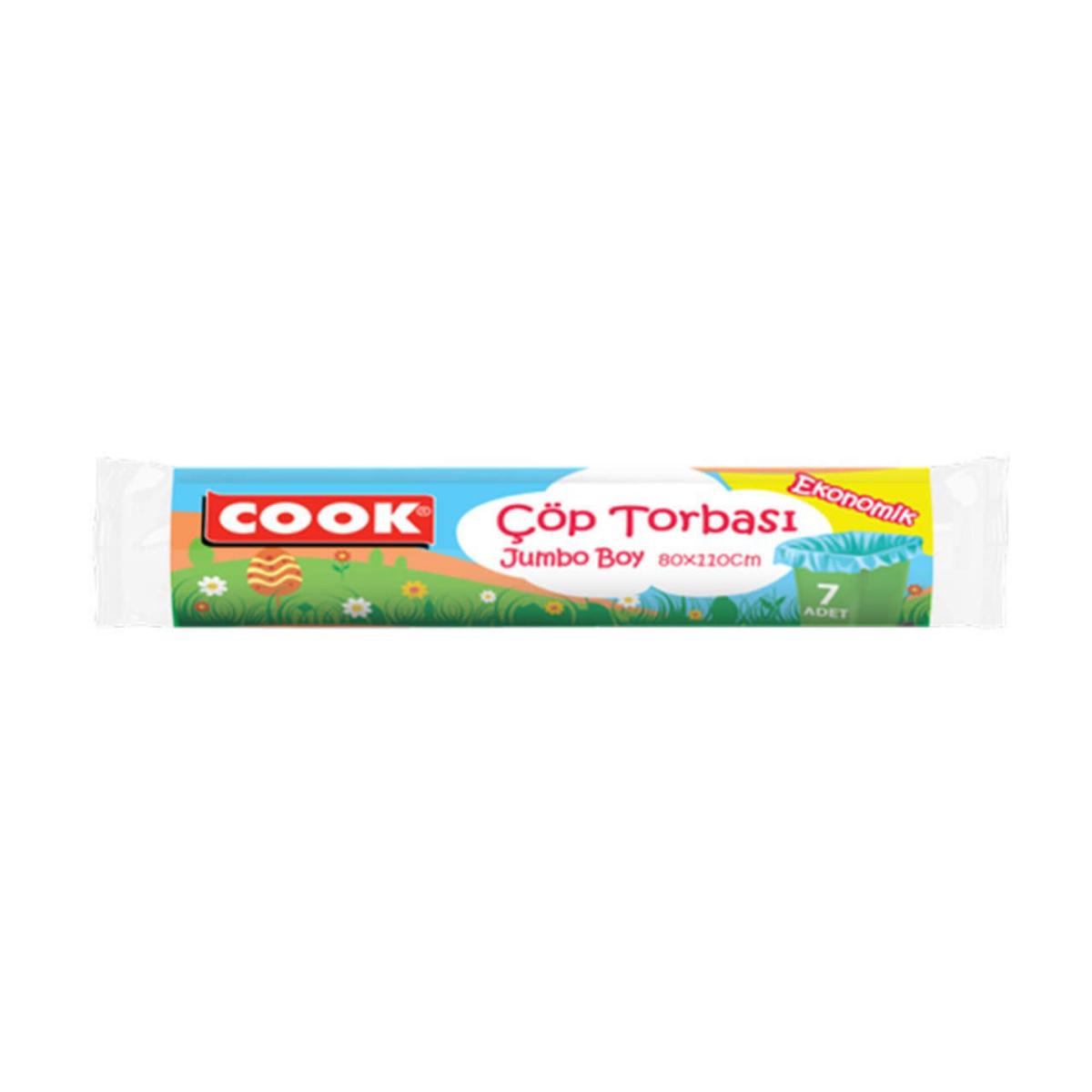 Cook Çöp Torbası Jumbo 80*110 Cm 7'li