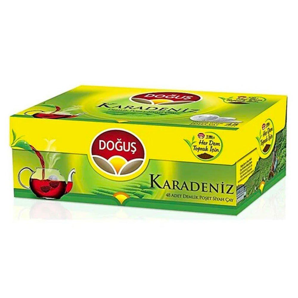 Doğuş Karadeniz Bergamot Demlik Poşet Siyah Çay 320 gr 48'li 