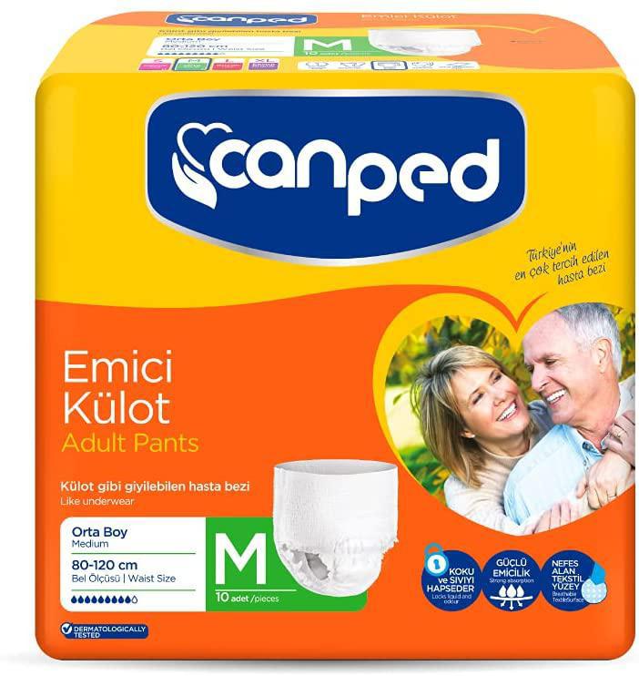 Canped 630240500B Emici Külot, Orta, Beyaz