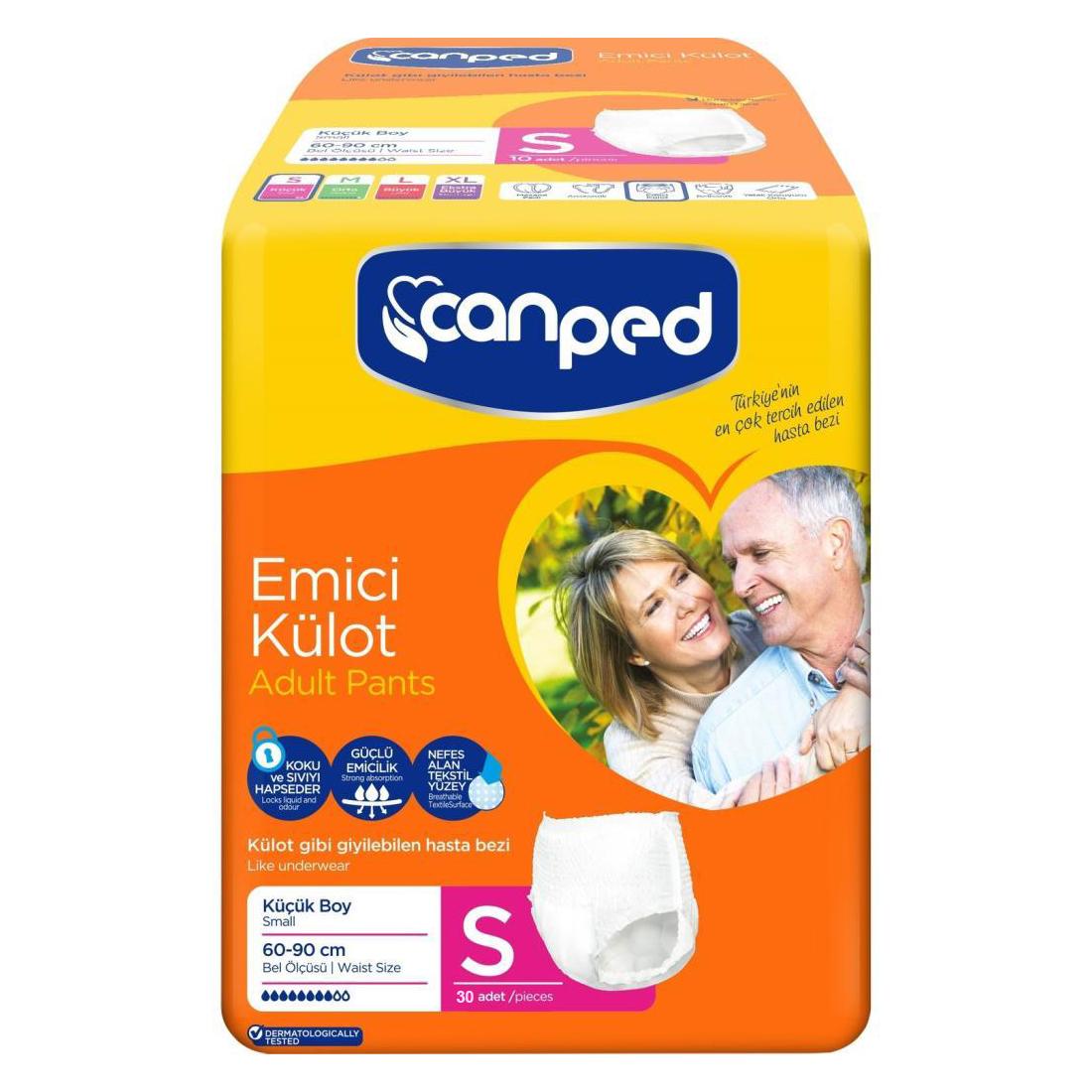 Canped Emici Külot Hasta Bezi S ( Small ) 30 Adet