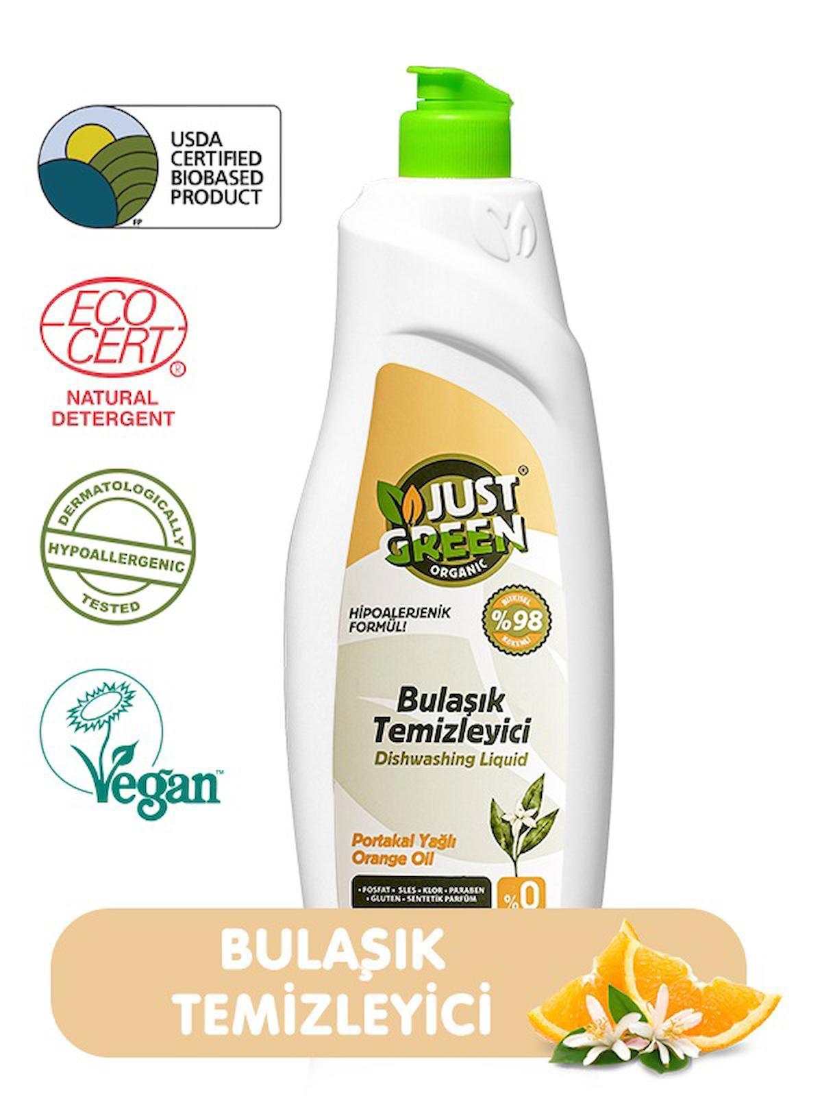 Just Green 750 ml Elde Yıkama Deterjanı