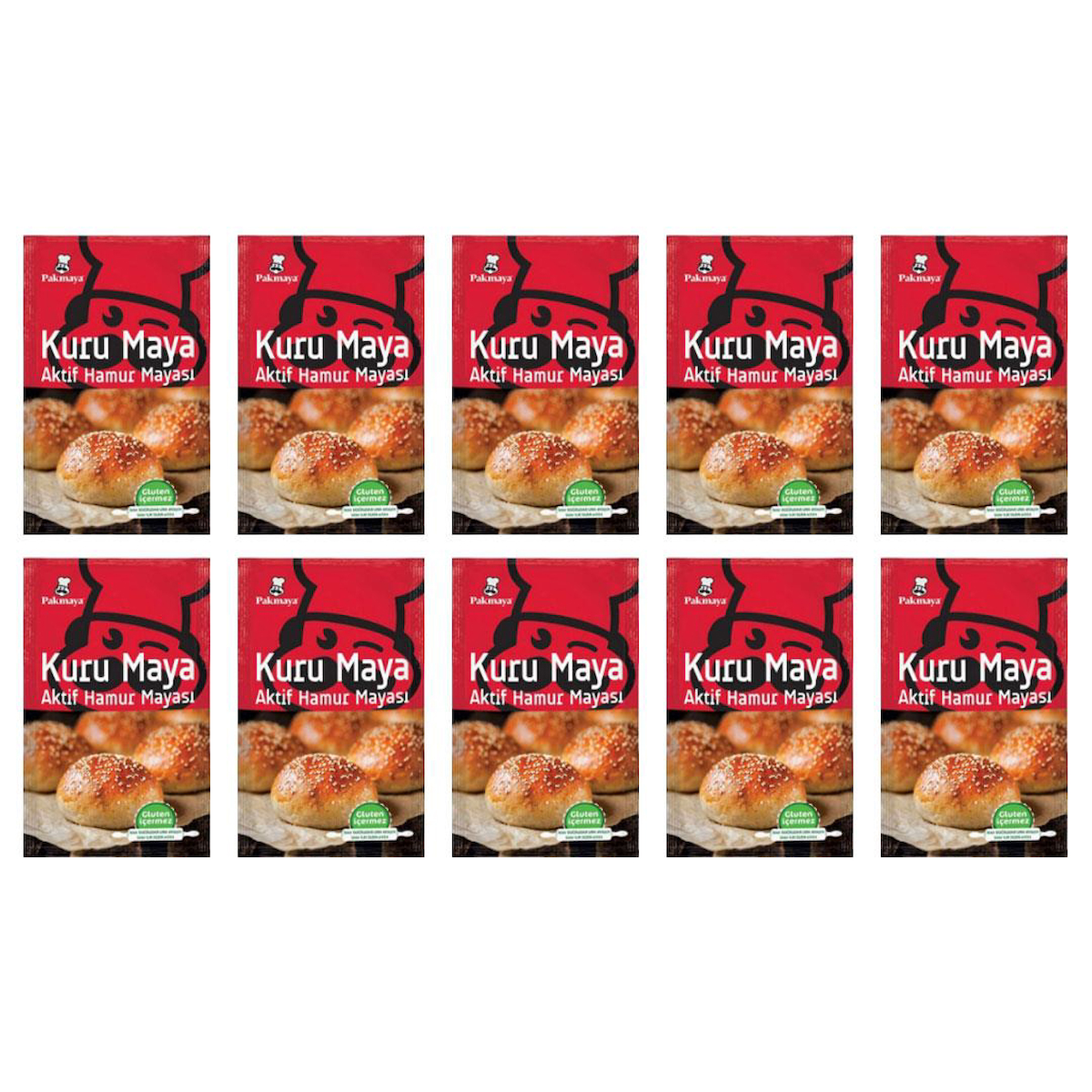 Pakmaya Kuru Maya 100 gr- 10 Adet