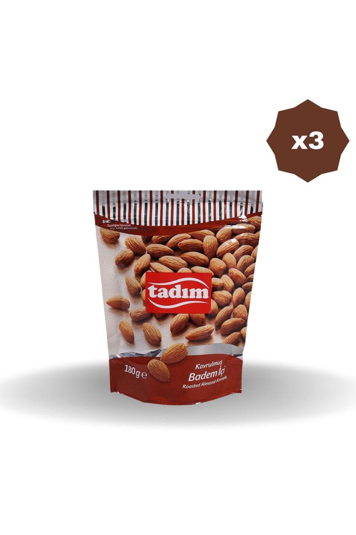 Tadım Kavurulmuş Badem İçi 180 G x 3 Adet