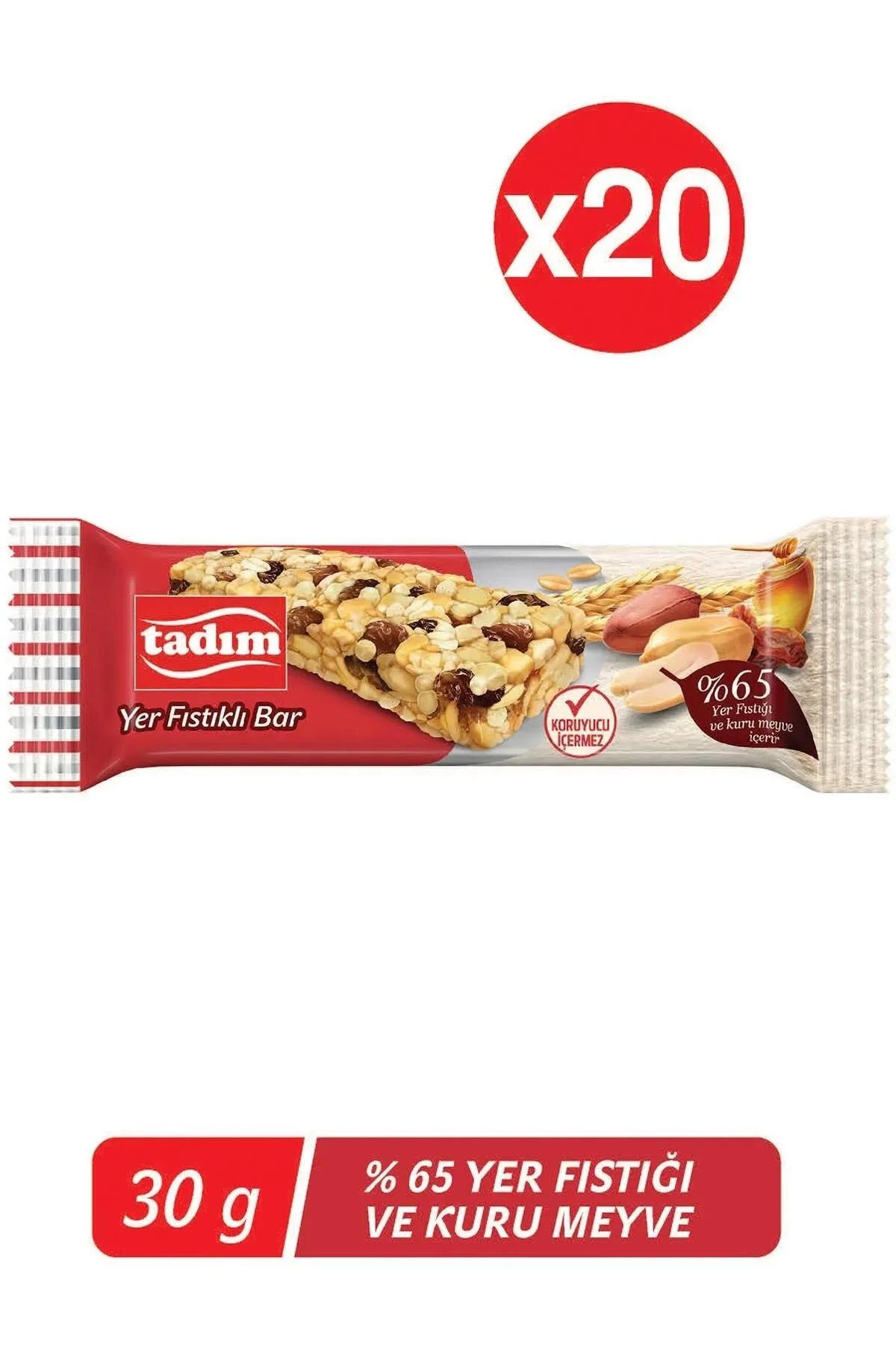 Yer Fıstıklı Bar 30gr 20 Li Paket