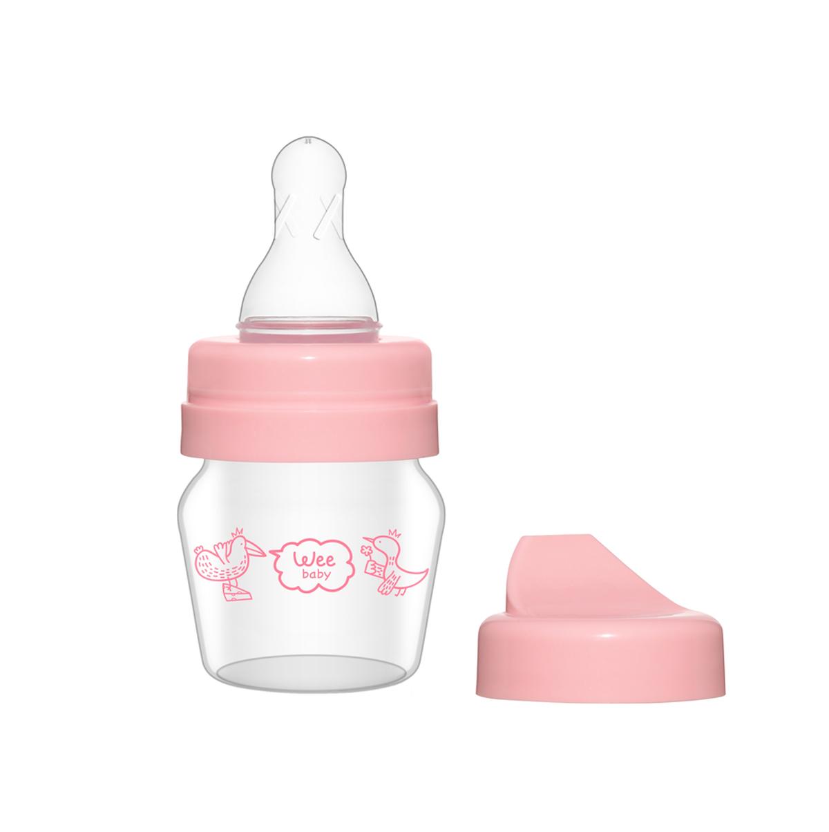 Wee Baby 792 Mini Cam Alıştırma Bardağı Seti 30ml - Pembe