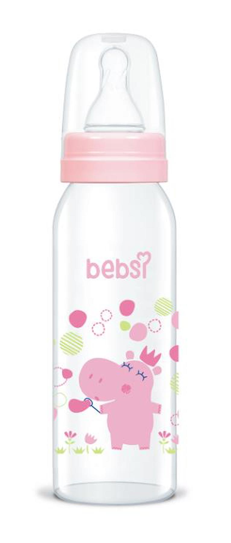 Bebsi 244 Klasik PP Biberon 250 ML Pembe