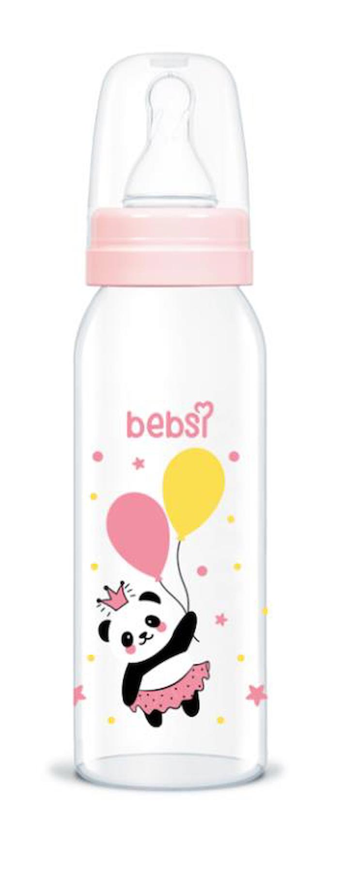 Bebsi 326 Klasik Cam Biberon 250 ML Pembe