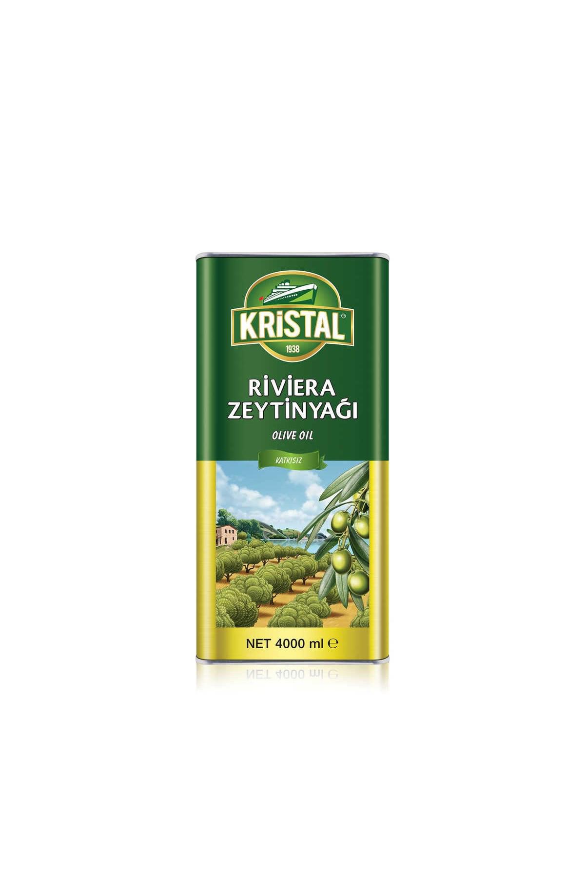 Kristal Riviera Zeytinyağı Teneke 4 L