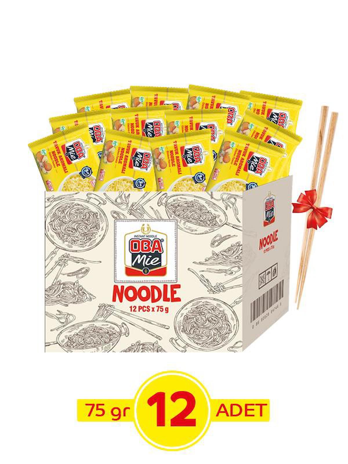 Tavuk Aromalı Hazır Noodle 12'li