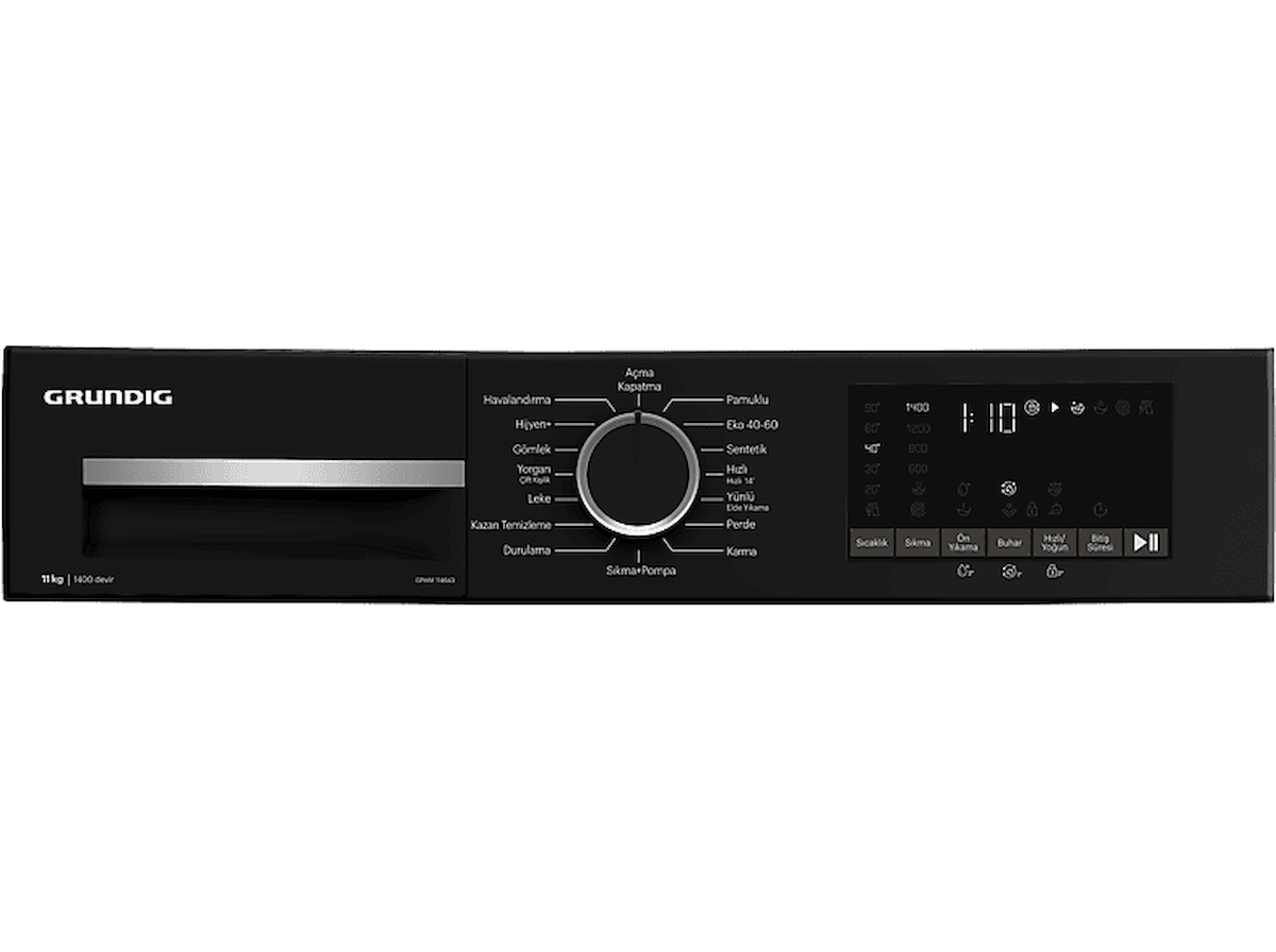 GRUNDIG GPWM 114643 11 Kg 1400 Devir Çamaşır Makinesi