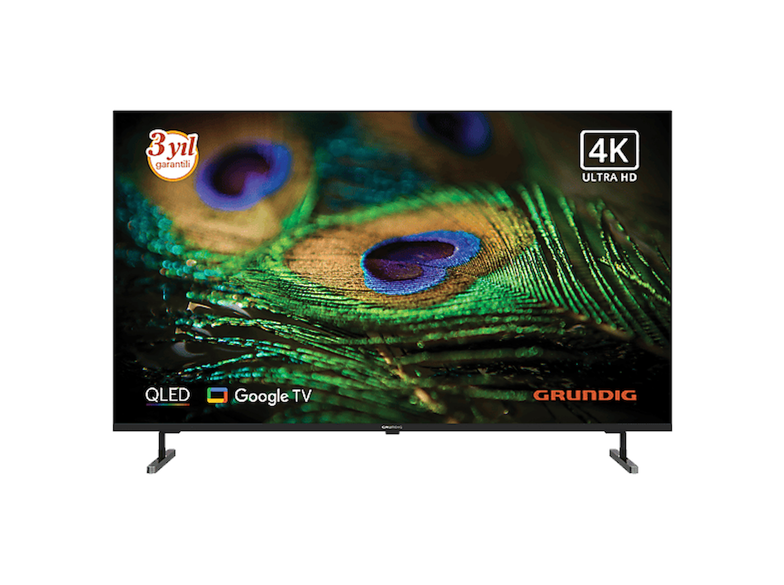 GRUNDIG 75 GQ 750A 75 inç 189 Ekran Uydu Alıcılı Google TV Smart 4K Ultra HD QLED TV