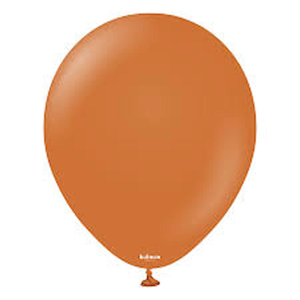 Balon Tek Renk 12" 10lu Karamel Kahve