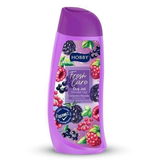 Hobby Fresh Care Böğürtlen Aromalı Nemlendirici Tüm Ciltler İçin Kalıcı Kokulu Duş Jeli 500 ml