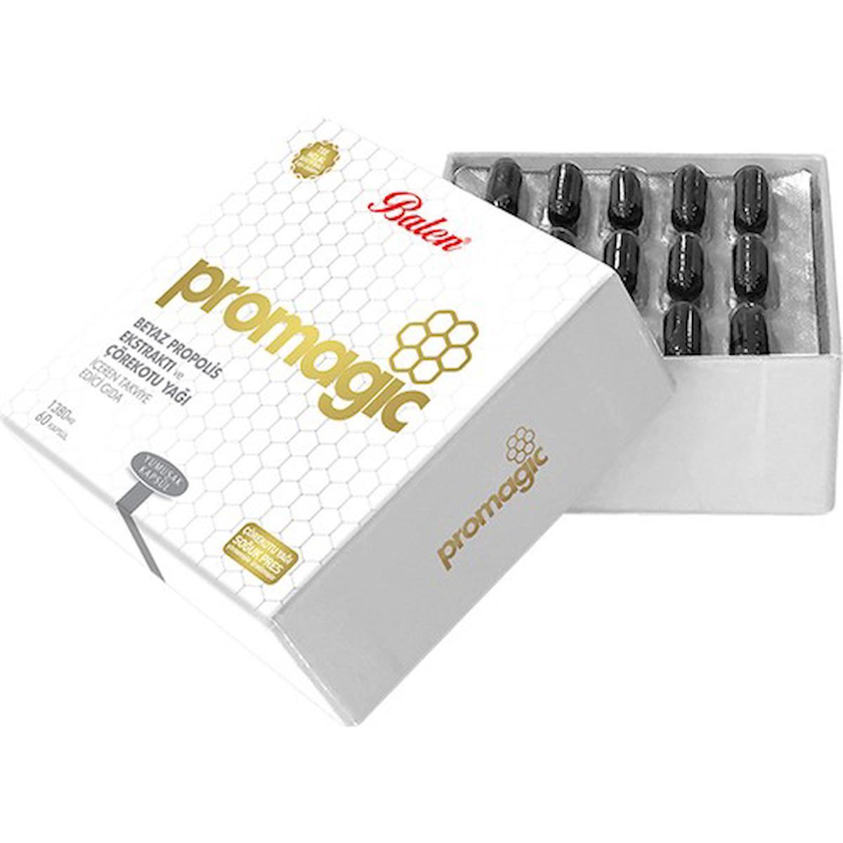 Balen Promagic Beyaz Propolis Ve Çörekotu Yağı 60 Kapsül