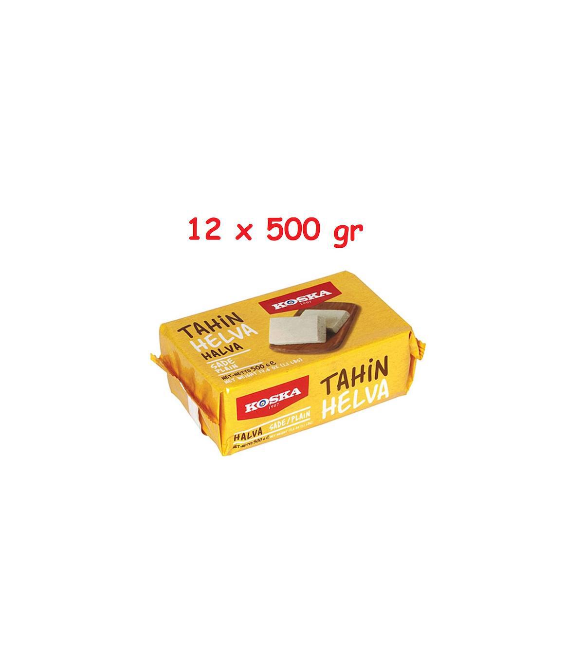 KOSKA  SADE HELVA 500 GR x 12 adet (1 koli)