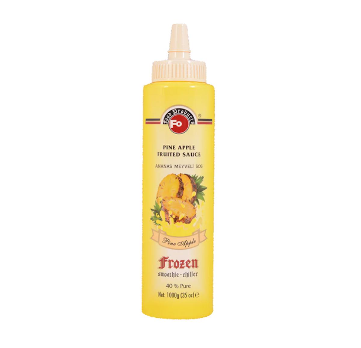 Fo Frozen Ananas Meyveli Püre Sos 1 KG