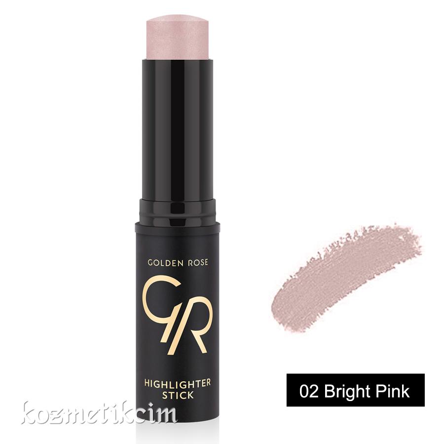 teleskop Gr Aydınlatıcı Stick - Highlighter Stick: 02 Bright Pink