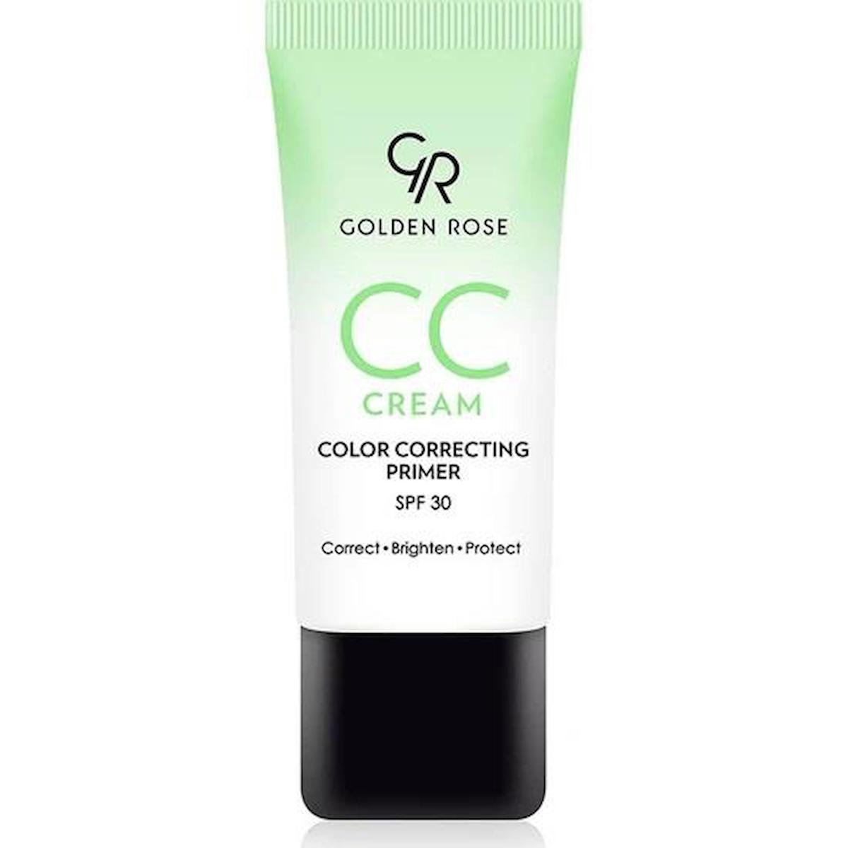 Golden Rose Cc Cream Color Correctıng Prımer Yeşil Kapatıcı Baz 30 Ml