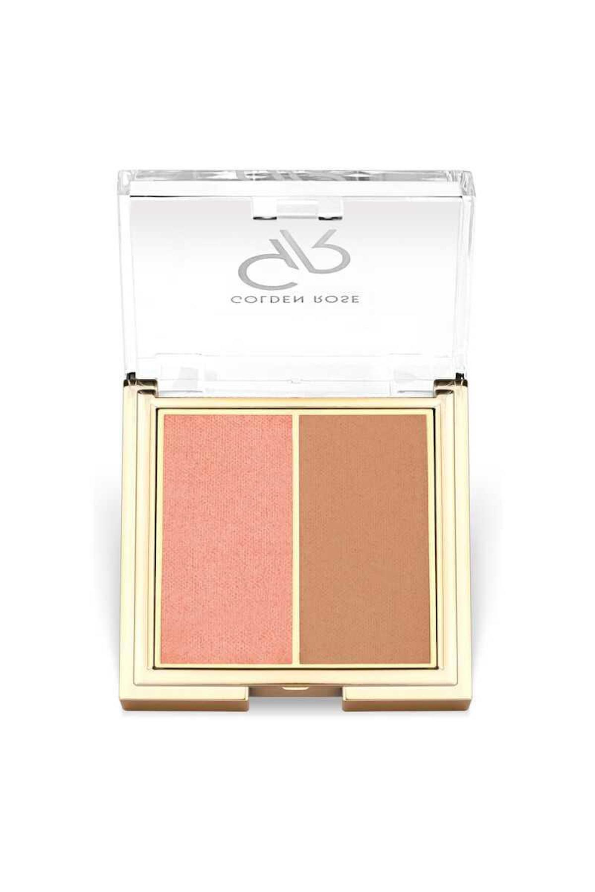 Golden Rose Iconic Blush Duo No:01 Rose Nude Allık