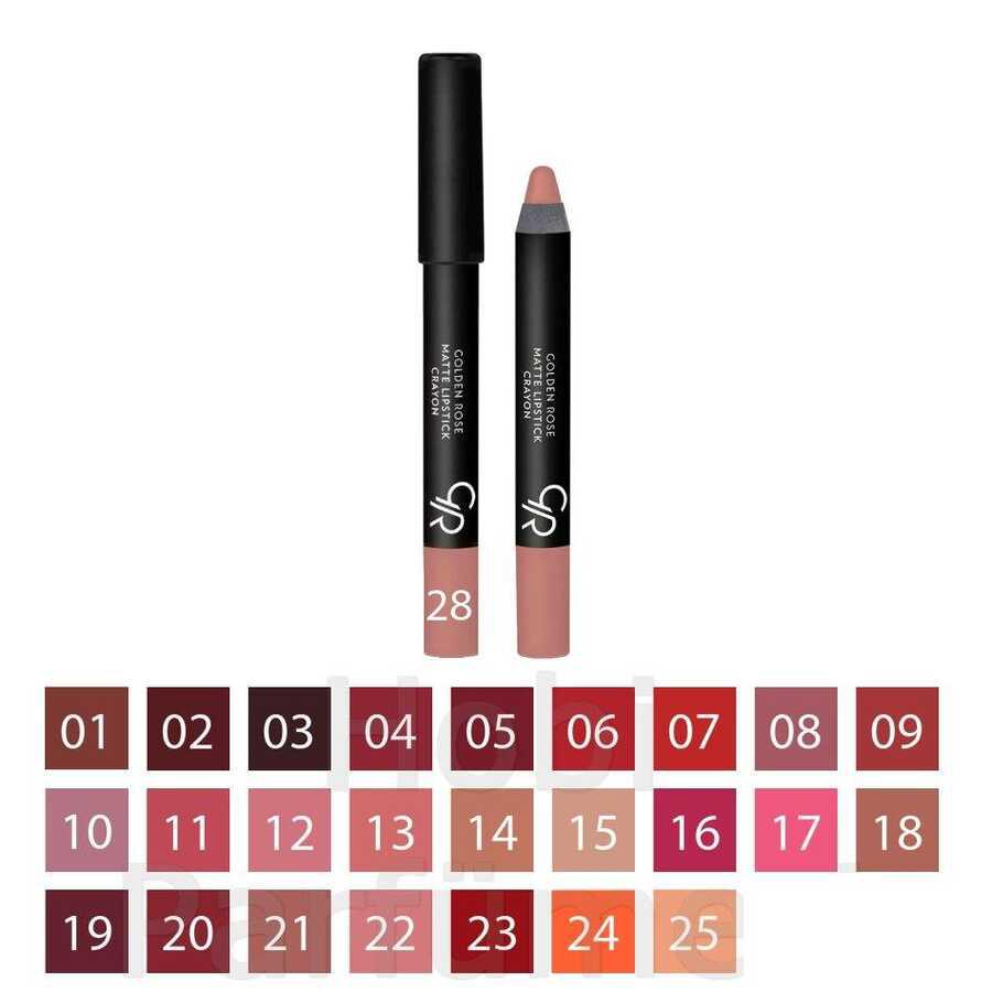 GOLDEN ROSE MATTE LİPSTİCK CRAYON NO:23